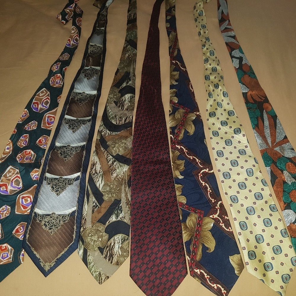 Assorted dress ties one for $12 three for $20
